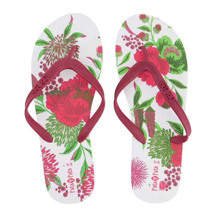 Ladies flip flops size on sale 4